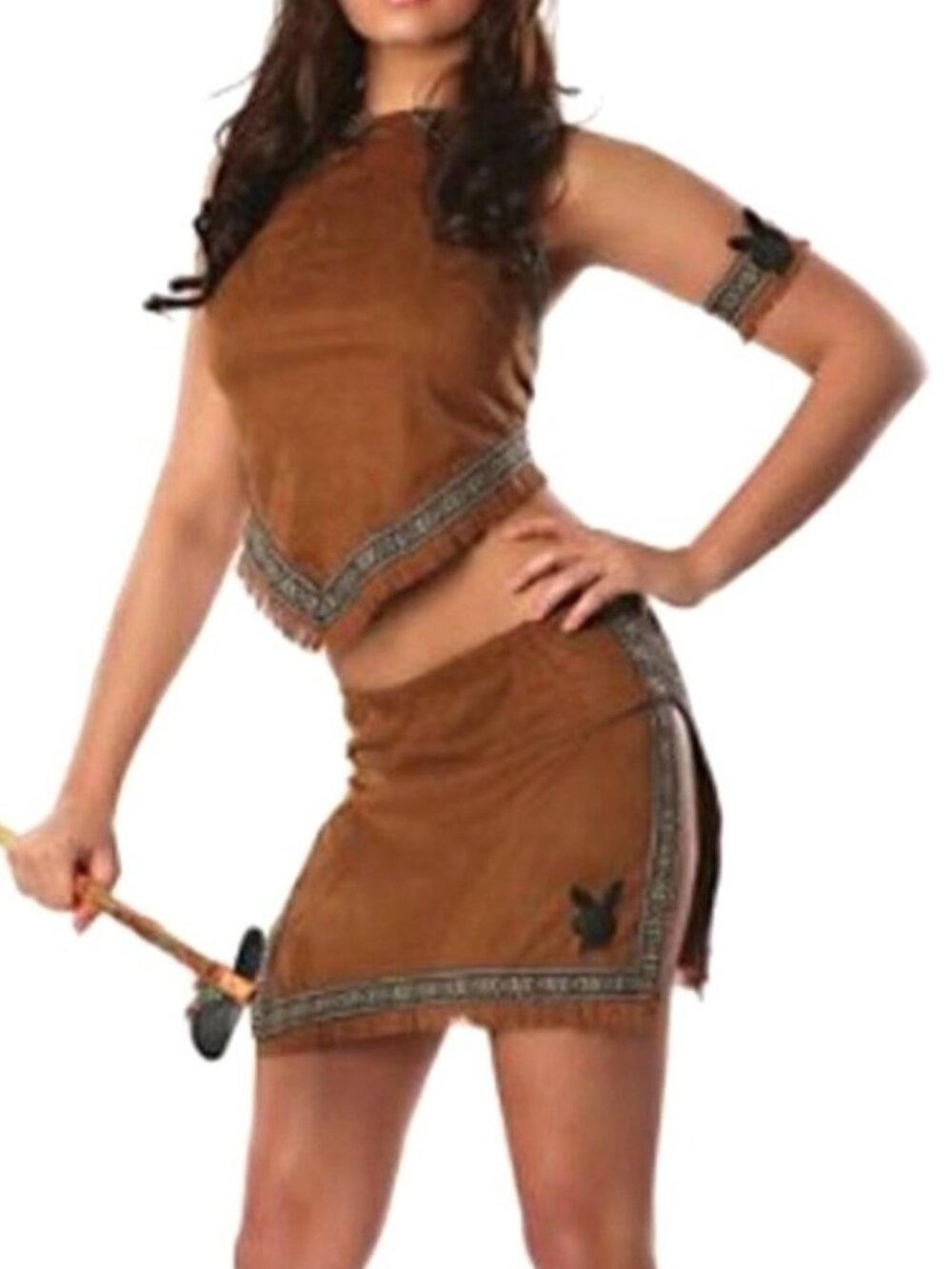Playboy Sexy Native American Indian Cosplay Pocahontas Costume Size S/M